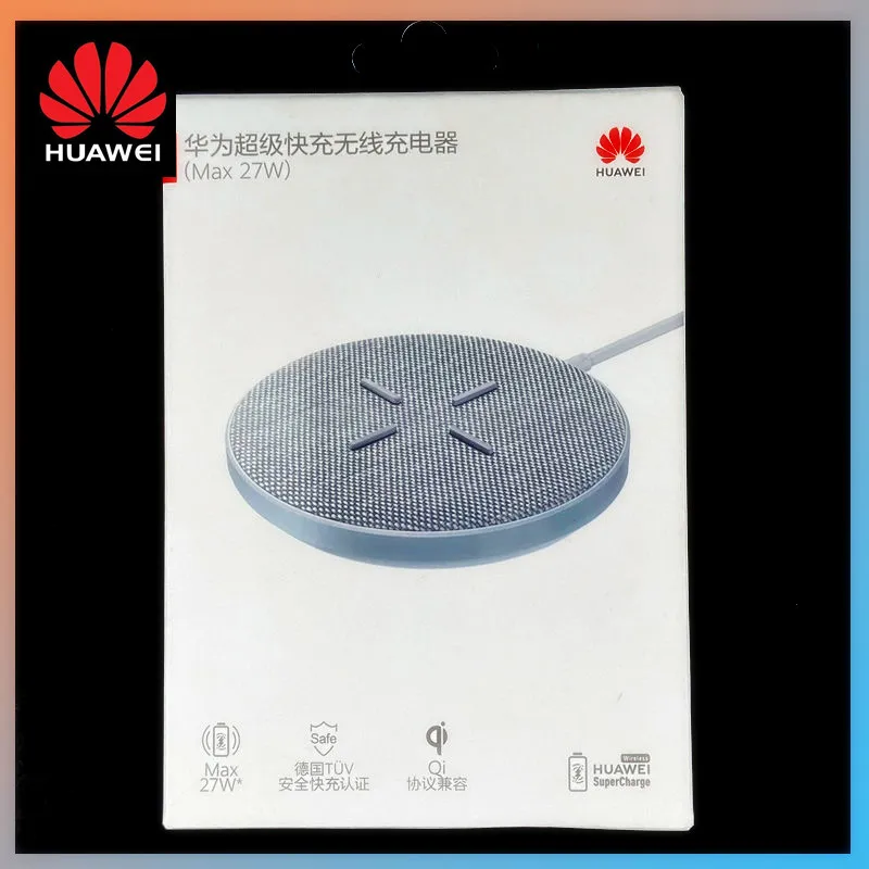 

HUAWEI CP61 Original SuperCharge Wireless Charger 27W Max 5A Type C Cable Qi Fast Charge Wireless For Mate 30 Pro for iPhone 11