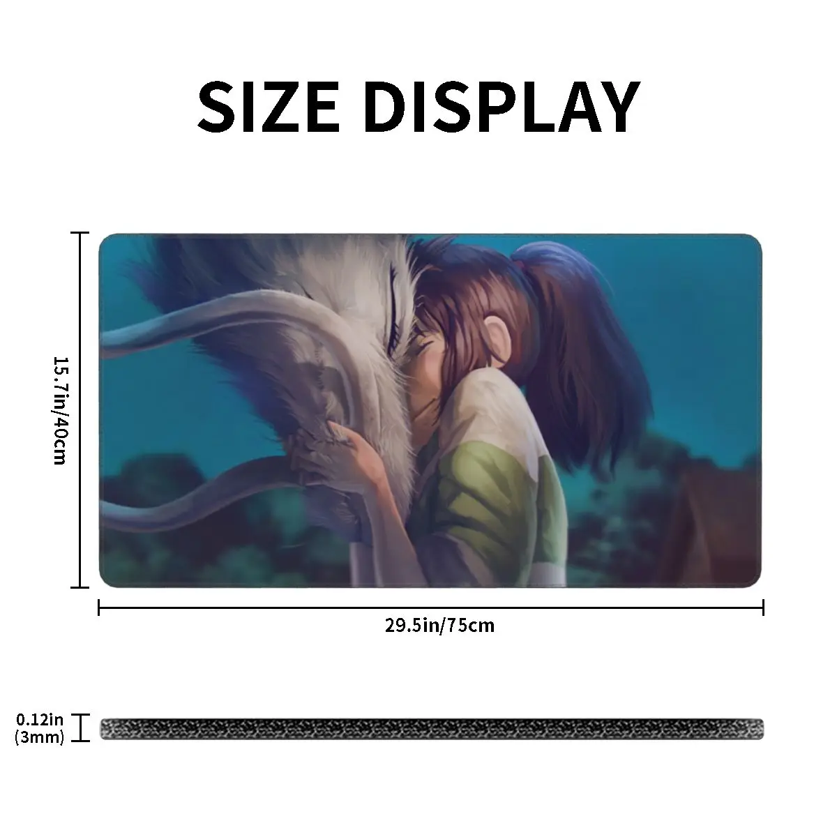 Коврик для мыши с изображением героев мультфильма кавайная аниме девушек