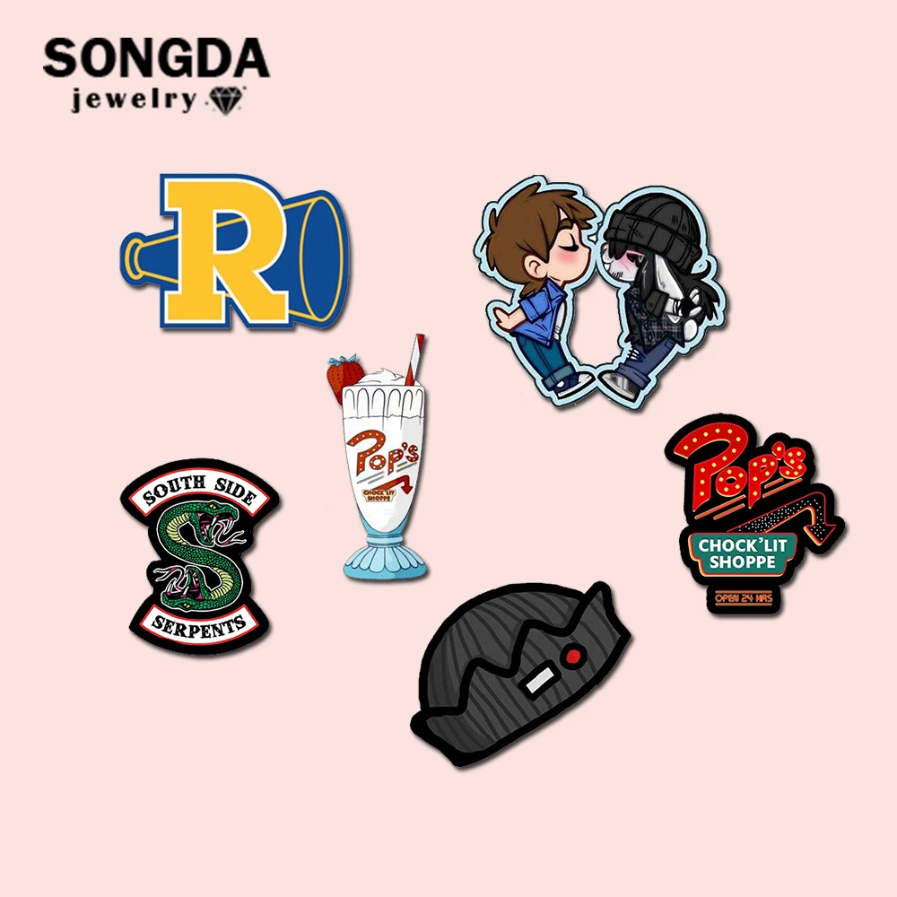 Riverdale The Office Tv Show Acrylic Brooch Lapel Pins South