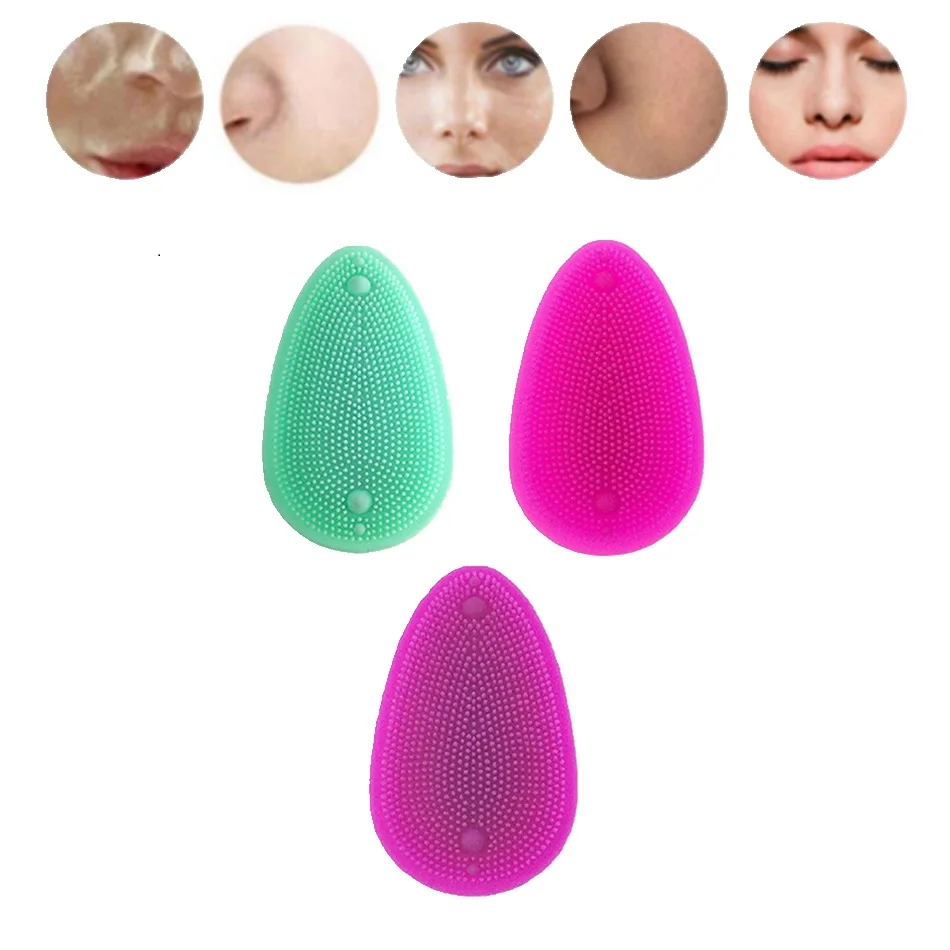 

Silicone Facial Wash Pad Exfoliating Blackhead Removal Face Cleaning Brush Tool Soft Deep Cleaning Face Brushes Face Care