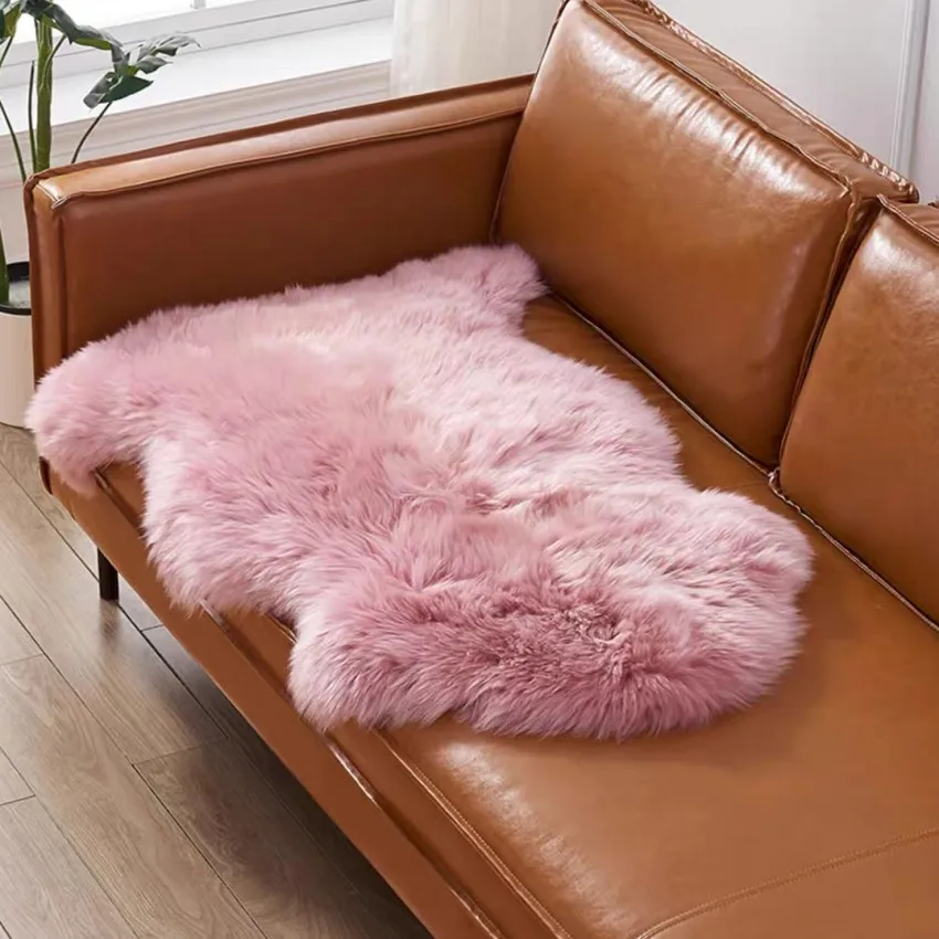 Ковер из овечьей шкуры размер 60*180 см | Дом и сад