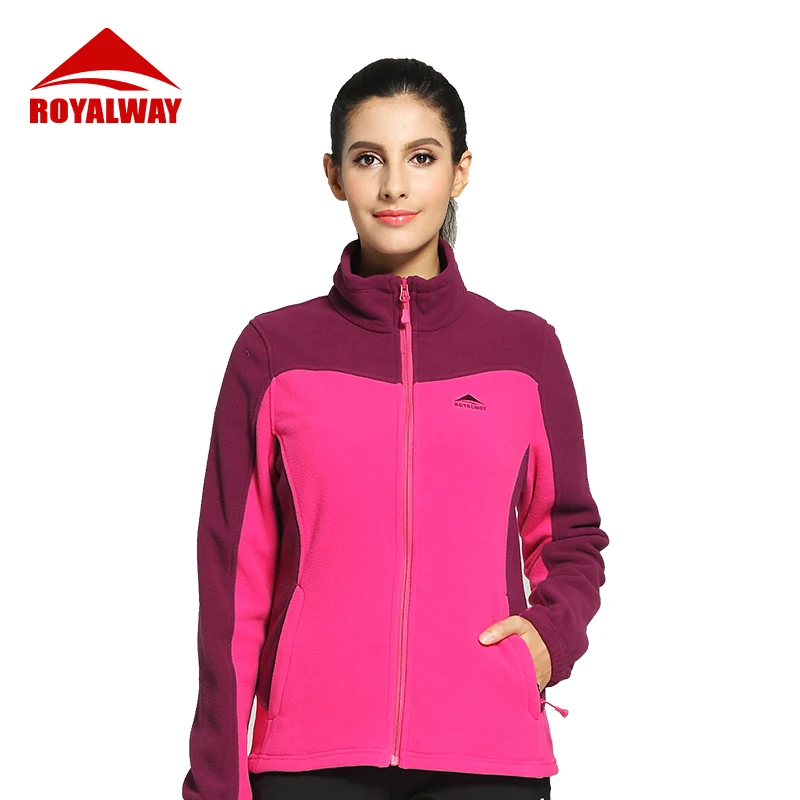 Женская флисовая куртка ROYALWAY для активного отдыха спорта походов на осень и зиму