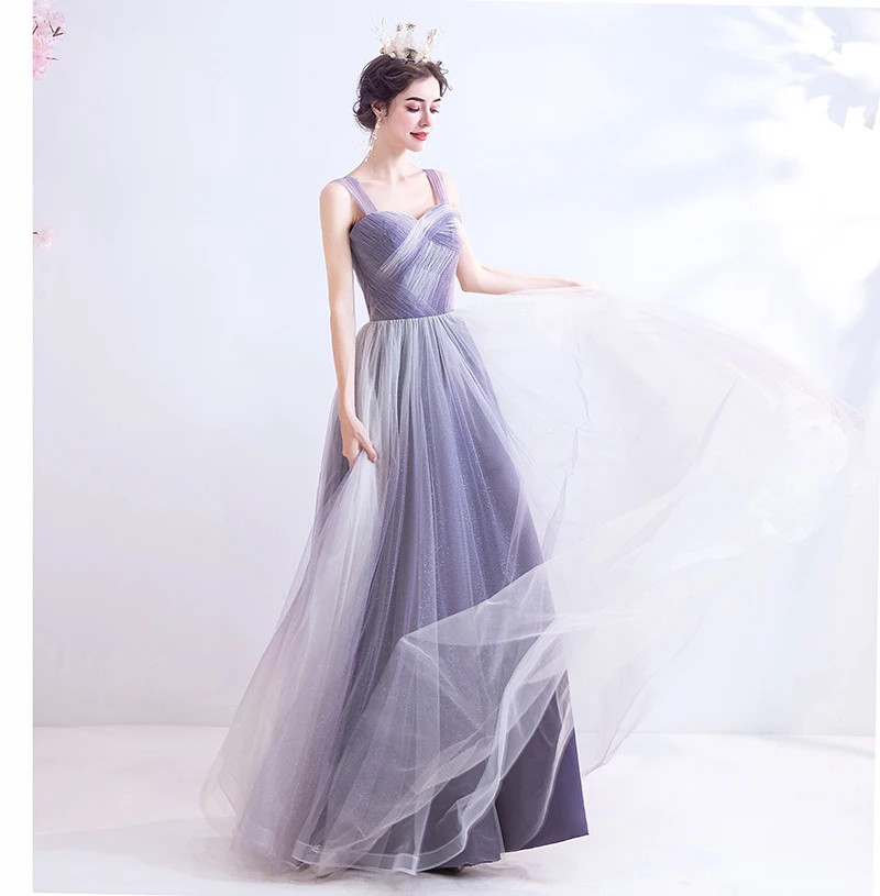 New light purple sweat lady girl women princess prom evening dress banquet party ball gown free shipping | Свадьбы и торжества