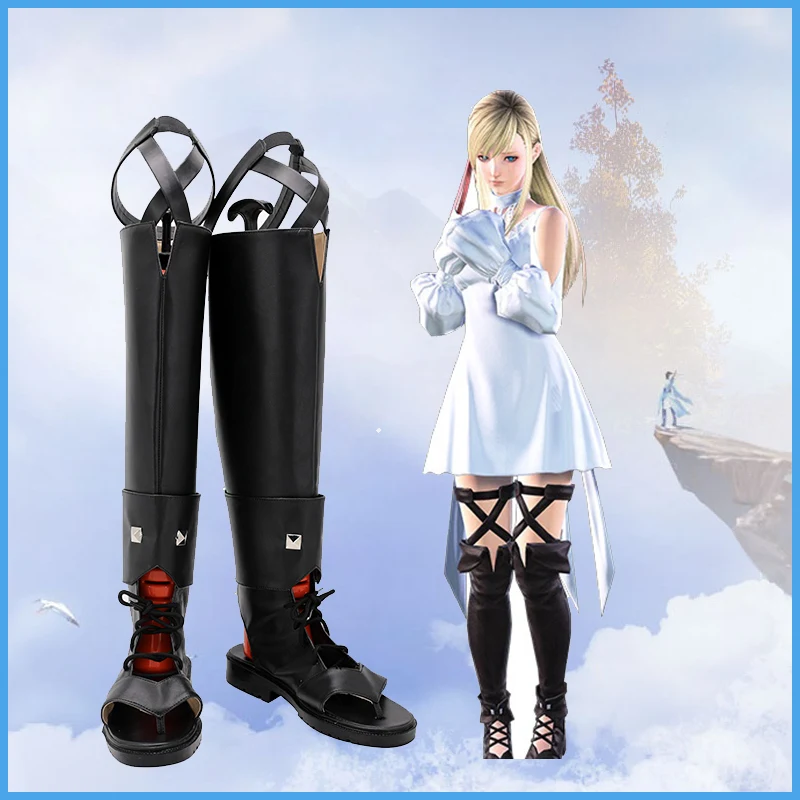 Сапоги для косплея мини-филии на высоком каблуке |