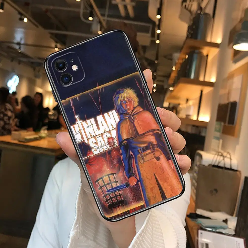 Аниме vinland Сага чехлы для телефонов iphone 11 Pro Max Чехол 12 8 PLUS 7 6S XR X XS mini мобильный