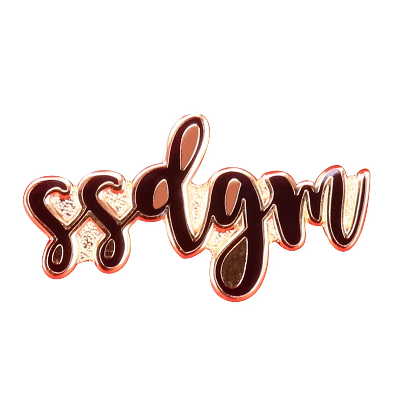 SSDGM нефантастическая эмалированная брошь в виде книги настоящий комедия Подкаст