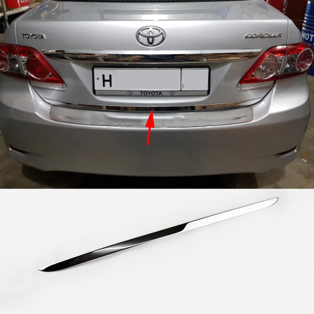 Задний люк нижний багажник двери линии литье гарнир для Toyota Corolla 2007 2013 Аксессуары