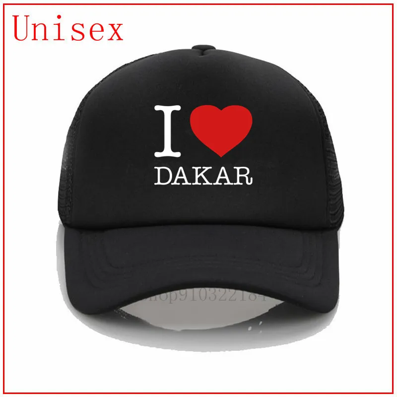 I LOVE DAKAR солнцезащитные шляпы для женщин черные мужские дизайнерские шапки и