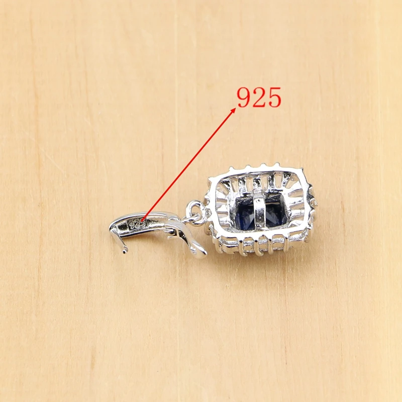 Женский ювелирный комплект из колье серёг и кольца серебра 925 пробы|jewelry sets