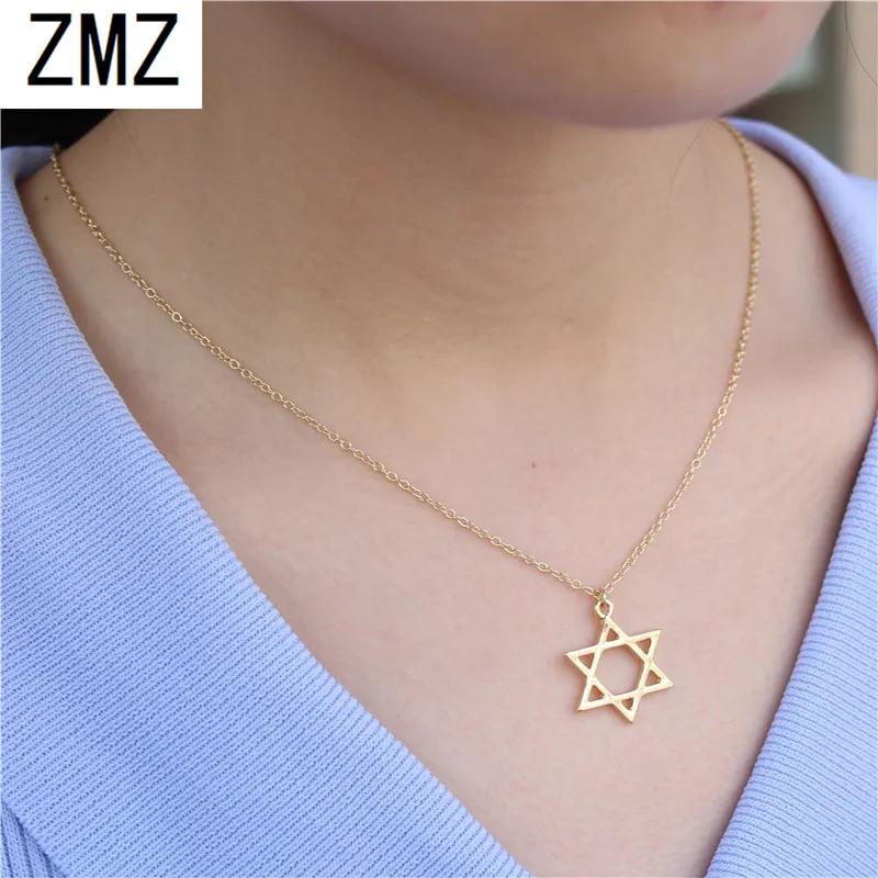 

ZMZ 50pcs Europe/US fashion Double triangle pendant cute necklace gift for mom/girlfriend party gold/silver jewelry
