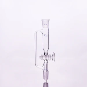 Разделительная Воронка цилиндрической формы с постоянным давлением, стандартная заземленная горловина, емкость 10 мл, соединение 1926 + 1926, стеклянный переключатель клапана