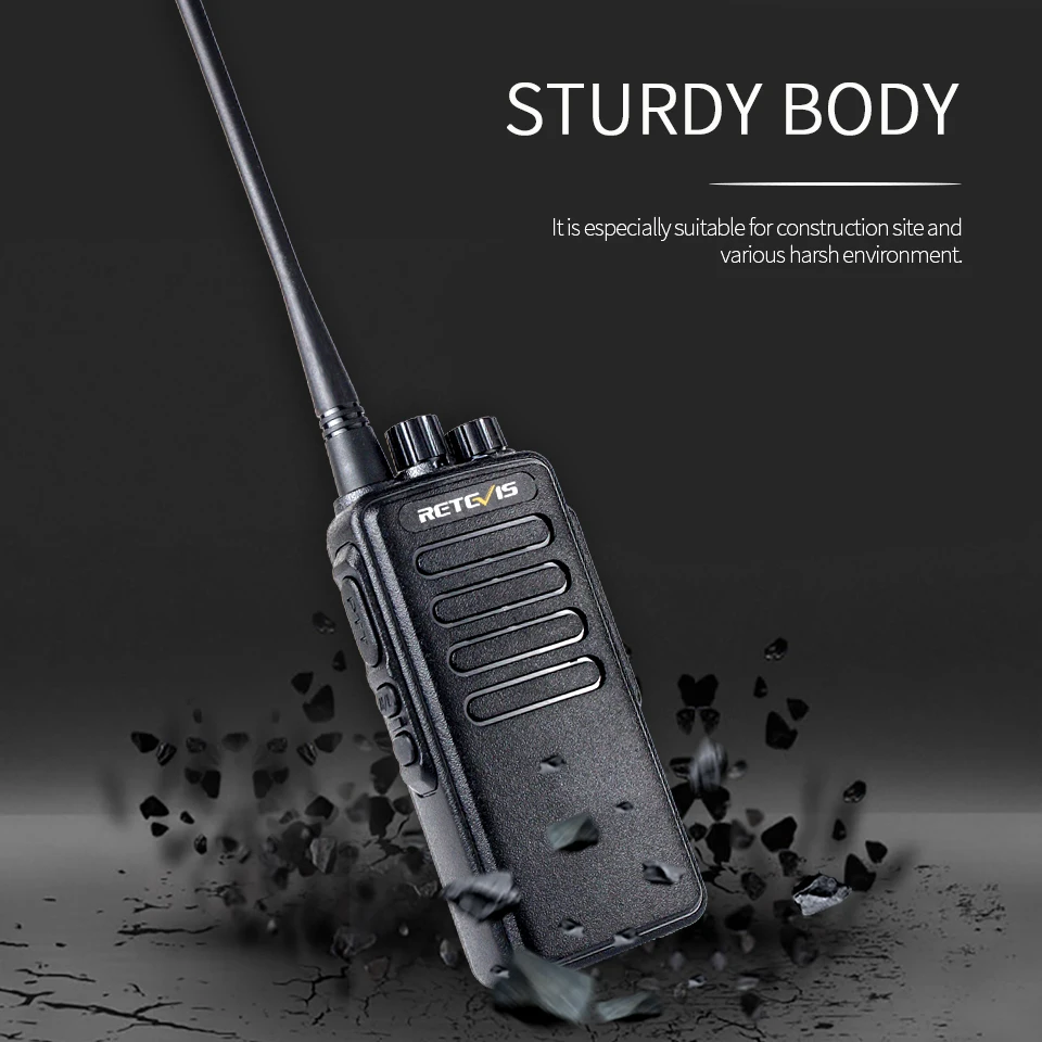 10 шт. Высокая мощность Walkie Talkie Retevis RT1 VHF(или UHF) 3000 мАч VOX путешествия/Туризм/Охота дальность 2 способ радио трансивер