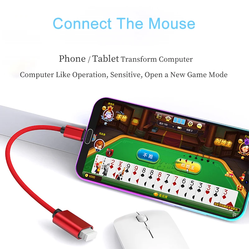 Многофункциональный OTG кабель USB Type C адаптер папа к 2 0 Женский для MacBook Pro Samsung Huawei