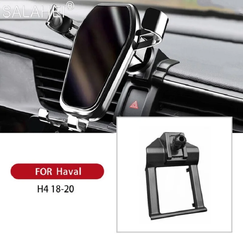 

For Haval H4 2018 2019 2020 Stylish Car Phone Holder Stand Air Outlet Vent Clips Buckle Smartphone GPS Holder Mount Accessories
