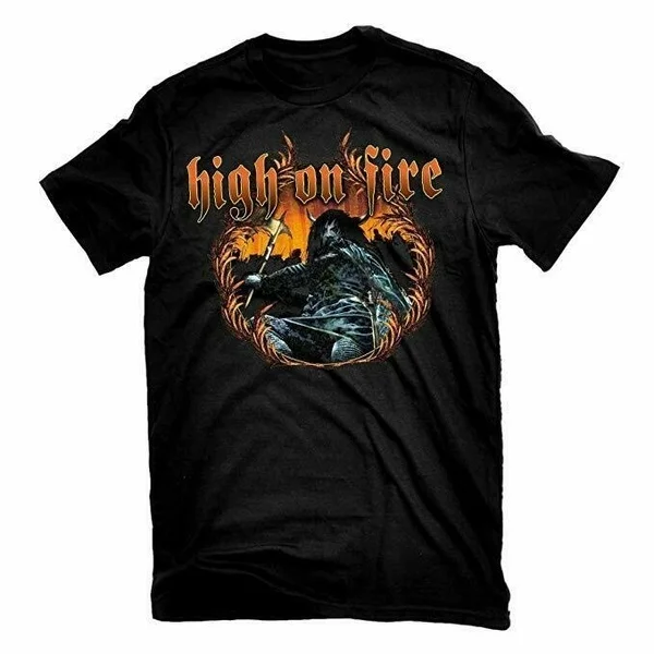 

High On Fire Band Rumors of War Reprint Cotton Black Men S-4XL T-Shirt K1083