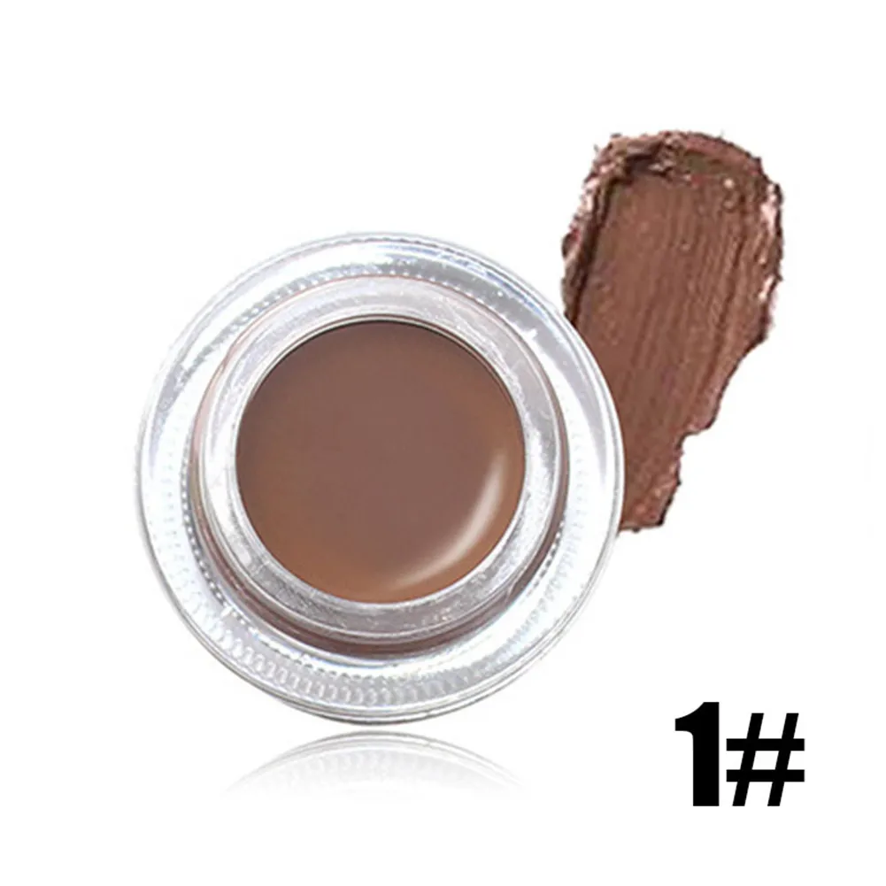 Pомада для бровей с кисточкой - долговременный гель для окрашивания бровей, усилитель и формирователь бровей, который наполняет их форму KG66.