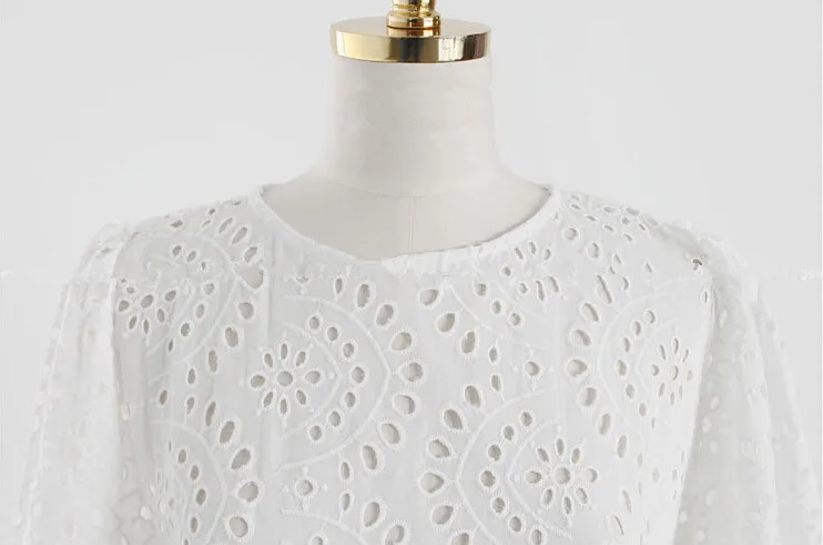 Mozuleva 2021 Новое открытое кружевное платье Летнее элегантное обтягивающее пляжное