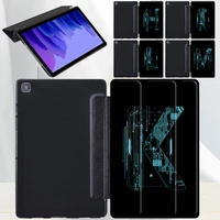 tablet case for samsung galaxy tab a7tab a 10 1 pu leather tablet computer dustproof and drop proof cover case free stylus