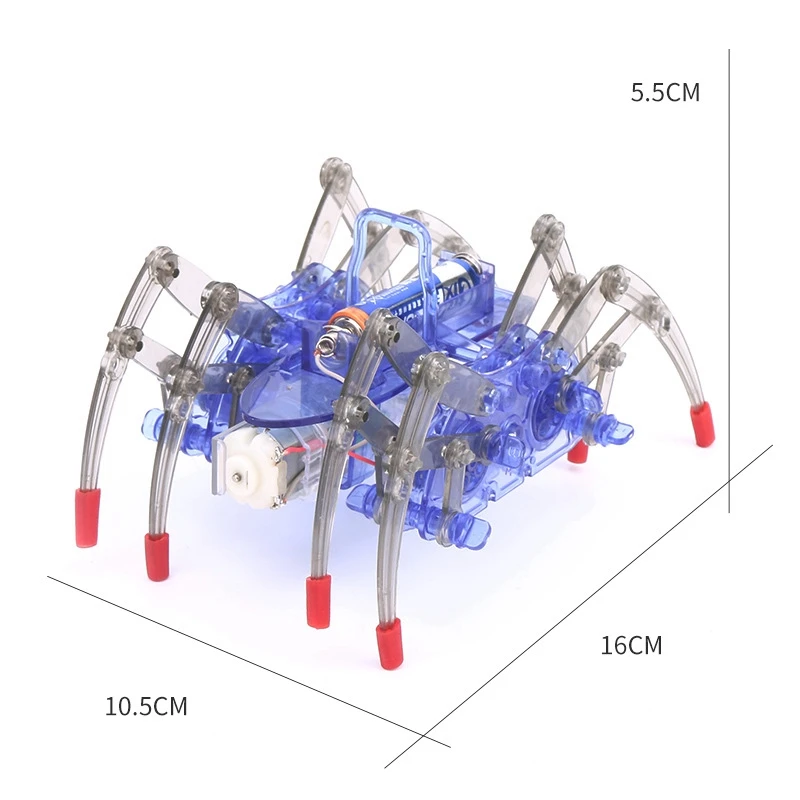 Электрический робот паук игрушки DIY собрать детские развивающие набор Сборка