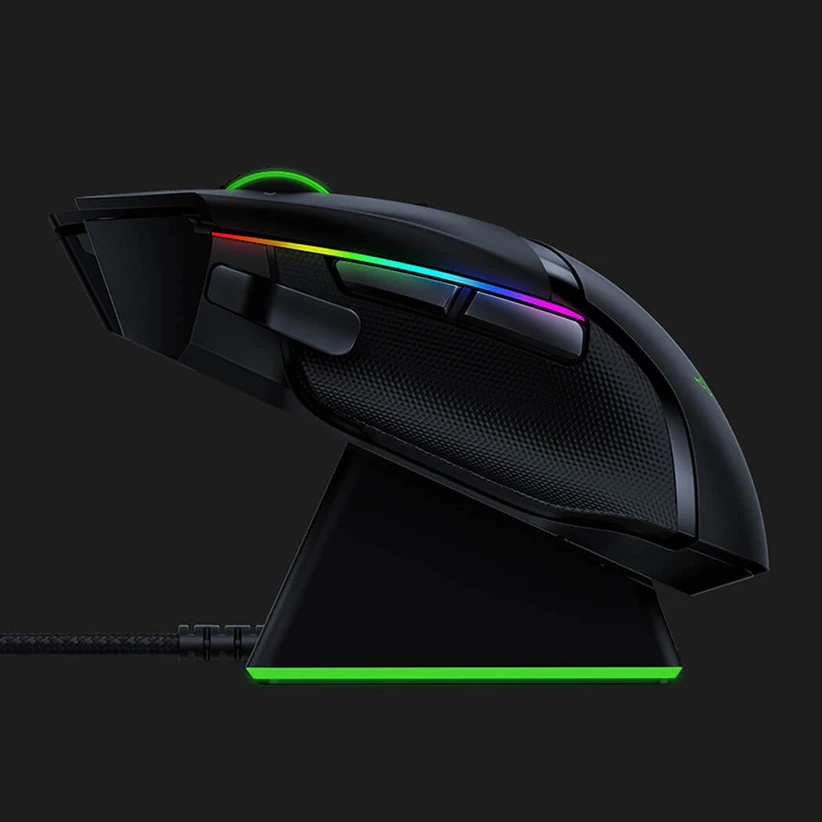 

Razer Basilisk Ultimate Edition wireless gaming mouse 20000DPI RGB base HyperSpeed wireless technology about 100h battery life
