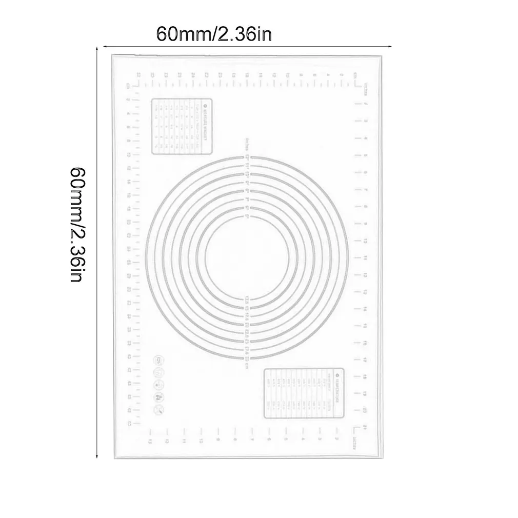 

Non-Stick Silicone Baking Mat Pad Baking Sheet Glass Fiber Rolling Dough Mat Cookie Macaron Baking Mat Pastry Tools