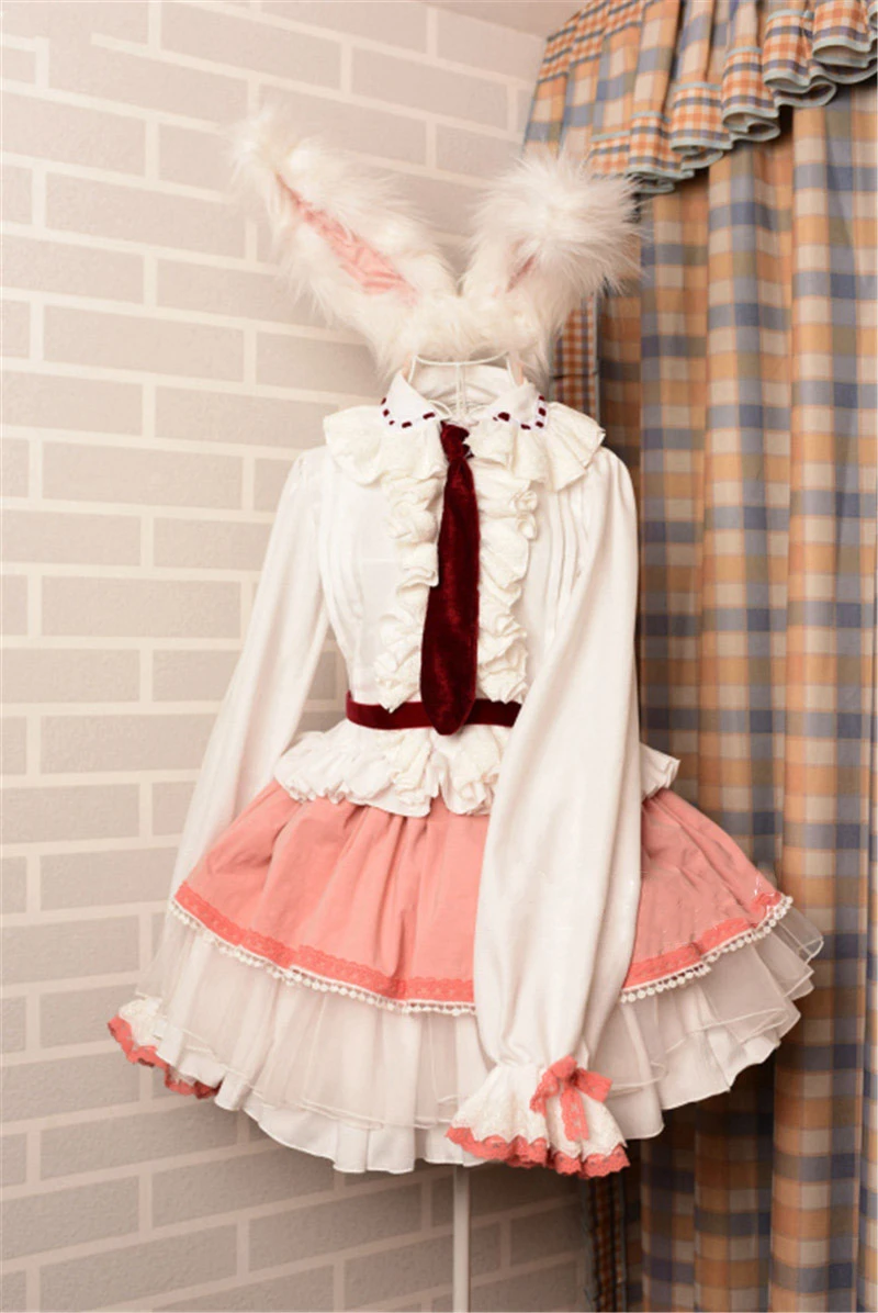Косплей-костюм женский из Аниме Touhou Project Reisen Udongein Inaba с кроличьей юбкой
