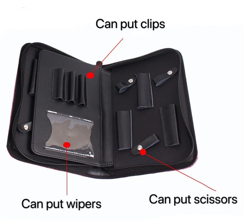 Professional PU Leather Hairdressing Scissors Case Bag Stylist Barber Holster Pouch Holder Hair Shear Scissor Storage Tool | Красота и