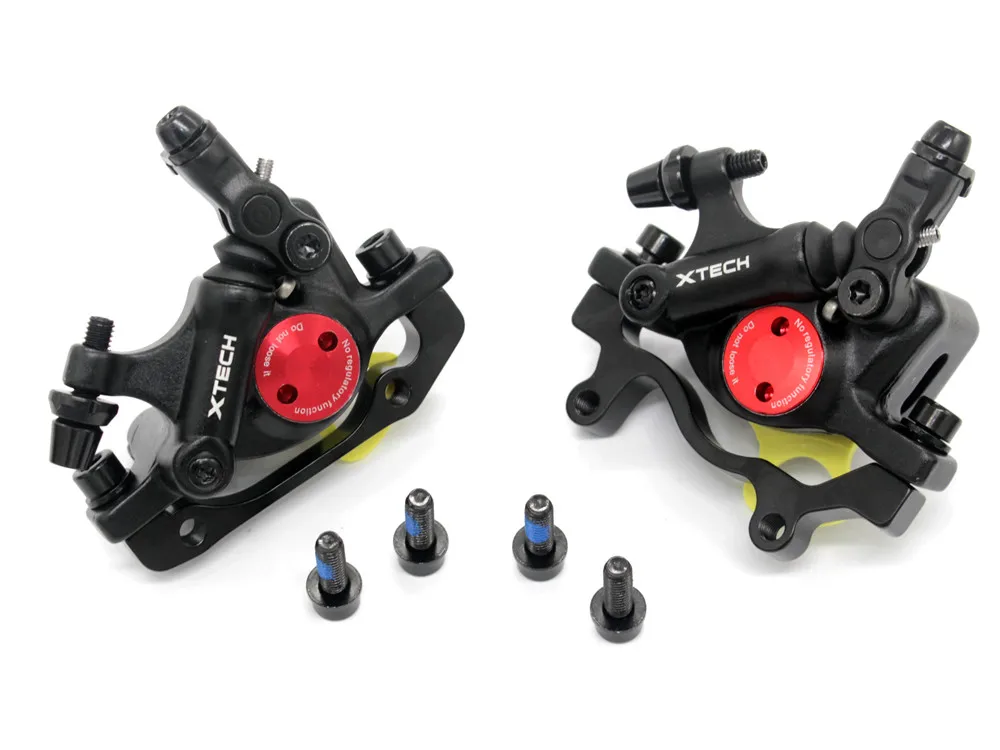 Zoom HB-100 MTB велосипедный тормоз HB100 велосипедные тормоза суппорт w роторы запчасти для велосипеда гидравлический поршень двухсторонний диск Диаметр 160 мм