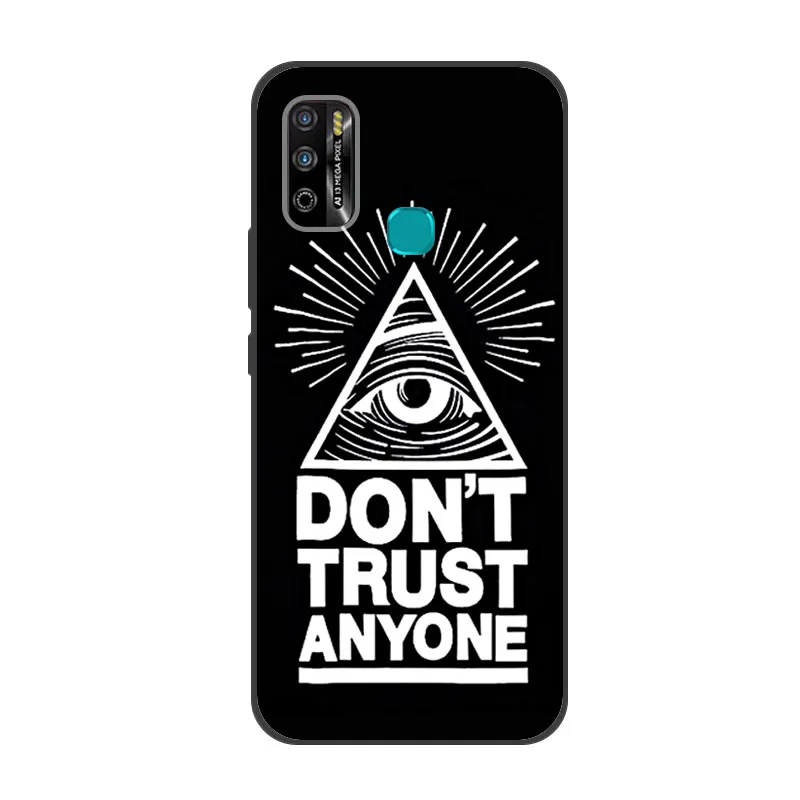 phone cover for infinix hot 9 play case color painted black soft silicone protective back infinix hot9 play coque fundat free global shipping