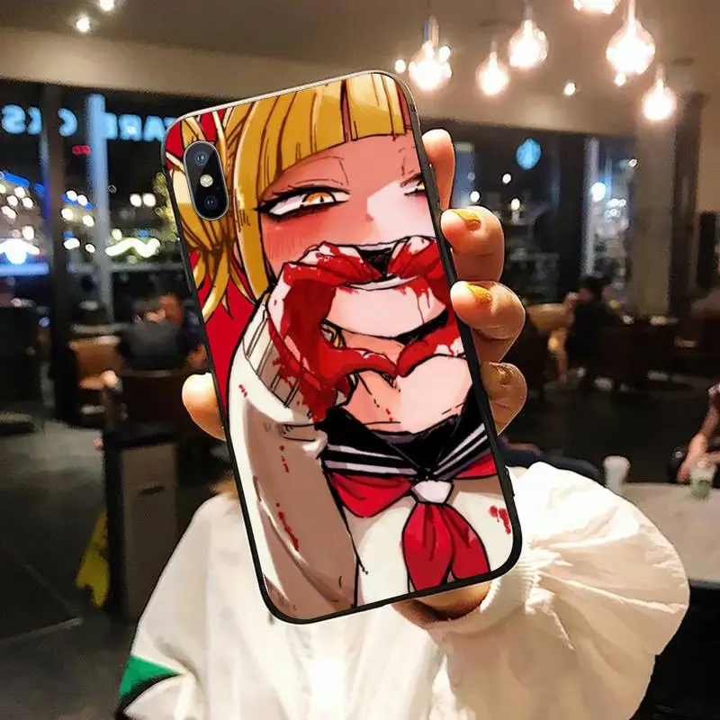 

Himiko Toga Boku No Hero Academia anime design shell funda Phone Case for iPhone 11 12 pro XS MAX 8 7 6 6S Plus X 5S SE 2020 XR
