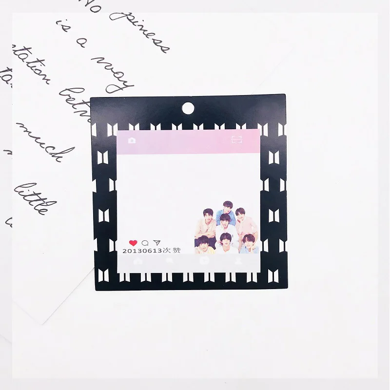 BS 30 шт. Kpop Note стикер s мода альбом возврат стикер фото стикер pegatinas Примечание счет Kpop Bangtan стикер s - Цвет: BS