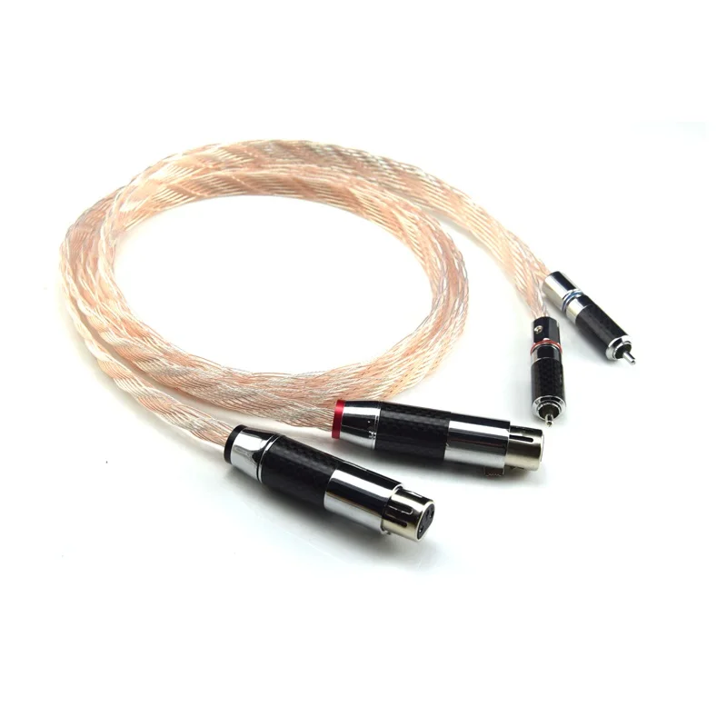

1 Pair Hifi RCA to XLR Cable High Perfomance 2 XLR Female to 2 RCA Male Audio Line