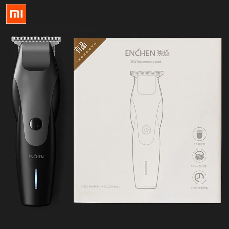 Xiaomi электрическая машинка для стрижки волос Беспроводная электрическая машинка для стрижки волос мужская бритва для бороды Триммер для волос профессиональный триммер для волос 3 - Цвет: package