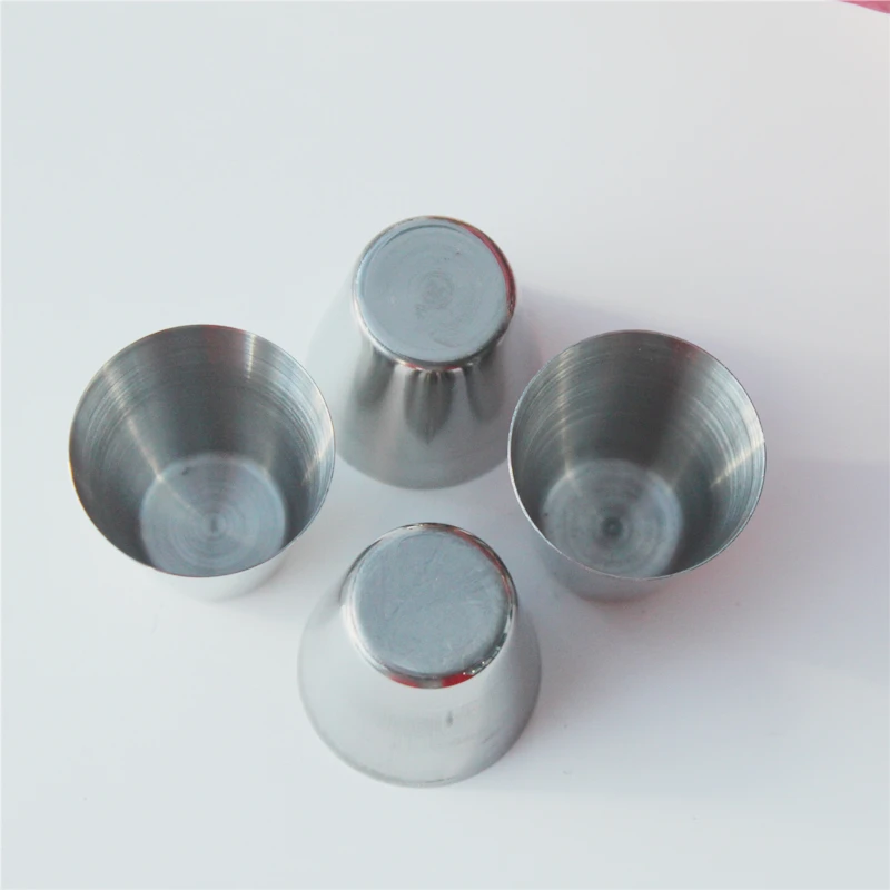 4 шт./компл. мини 30 мл портативные винные чашки из нержавеющей стали Питьевая