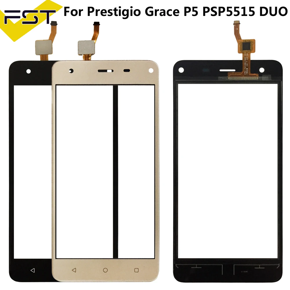 5,0 ''для Prestigio Grace P5 PSP5515DUO PSP5515 сенсорный экран стекло дигитайзер панель Передняя черный золотой цвет с инструментами лента