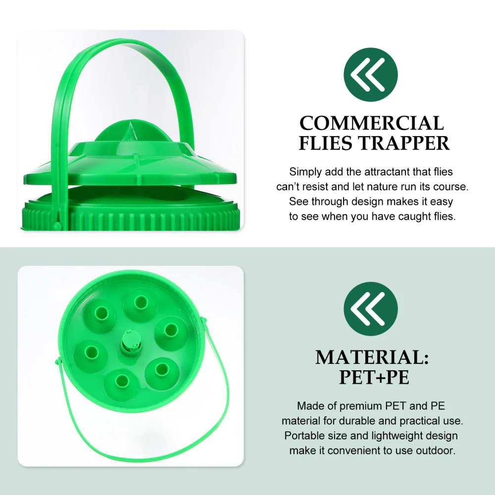 

1PC Simple Automatic Fly Catcher Practical Fly Catcher Reliable Outdoor Fly Trap