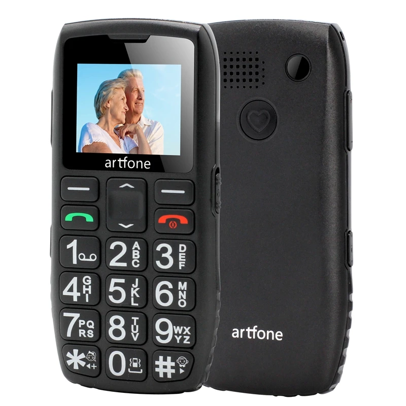 Artfone большая кнопка памяти для пожилых людей, улучшенная GSM лампа с кнопкой SOS, батарея 1400 мАч, боковые кнопки (2G) от AliExpress RU&CIS NEW