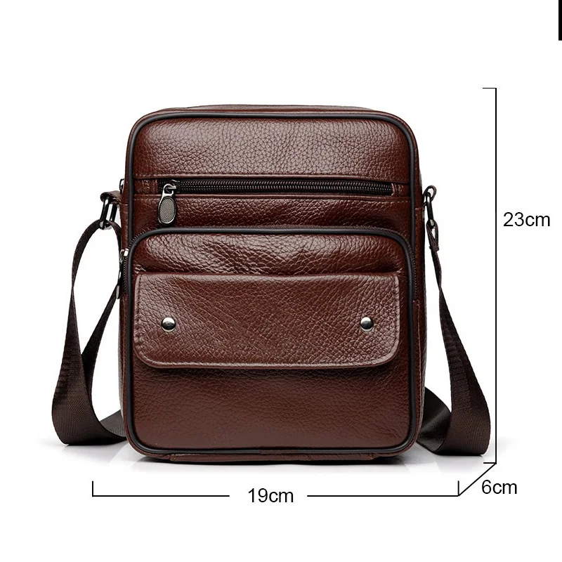 Новая Винтажная коричневая мужская сумка через плечо тонкая Сумка тоут из