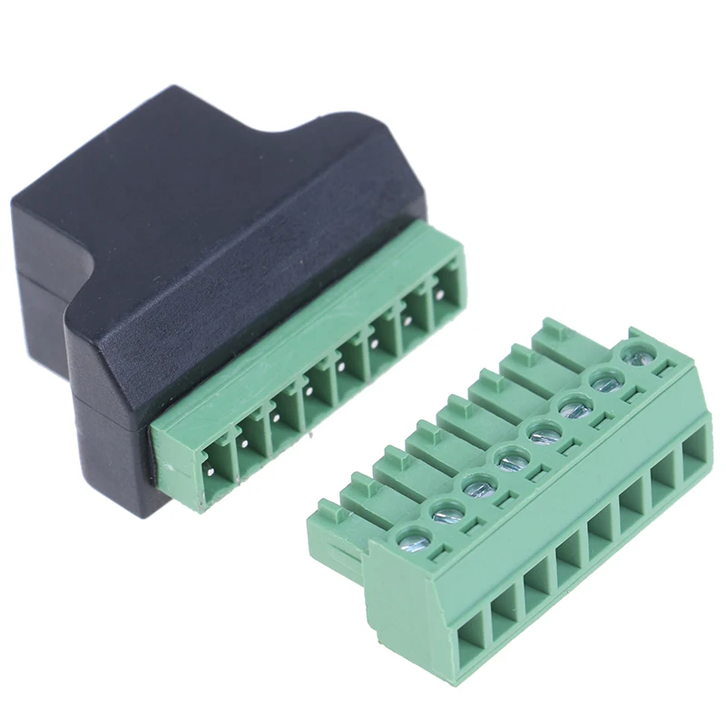 RJ45 To Screw Terminal Adaptor Female 8 Pin Connector Splitter For CCTV DVR Accessory | Автомобили и мотоциклы
