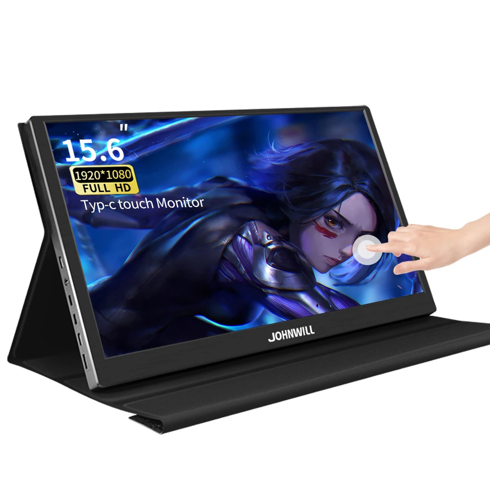 4k portable monitor 15 6 inch 3840x2160 ips lcd display hdmi dp type c for pc laptop phone ps4 switch xbox 1080p gaming monitor free global shipping