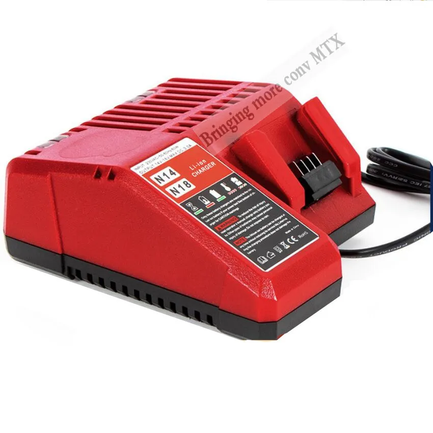 

Сменное зарядное устройство для Milwaukee M18 14,4 в 18 в, литий-ионный аккумулятор 48-11-1815 48-11-1820 48-11-1840 48-11-1850, горячая распродажа