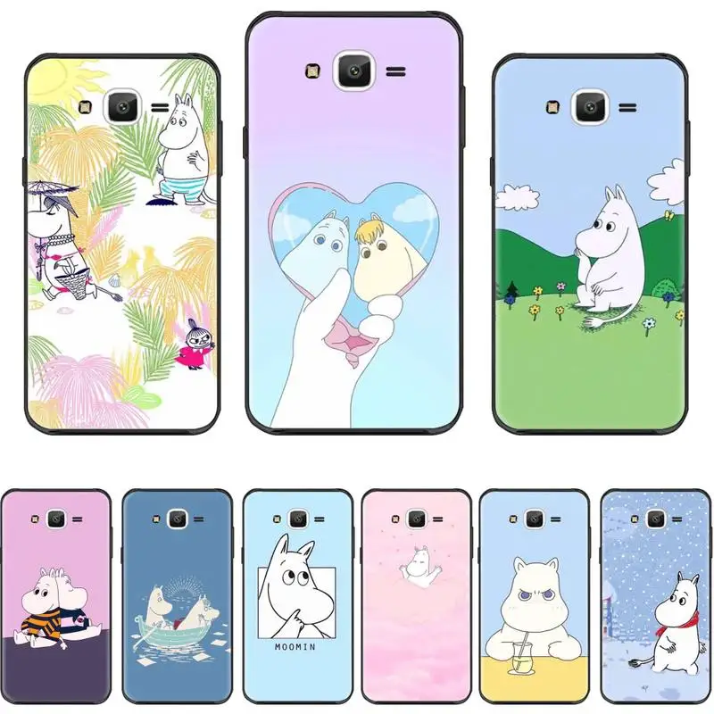 Бегемот moomin милый животный ТПУ Мягкий силиконовый чехол для телефона Samsung J2 J4 J5 J6