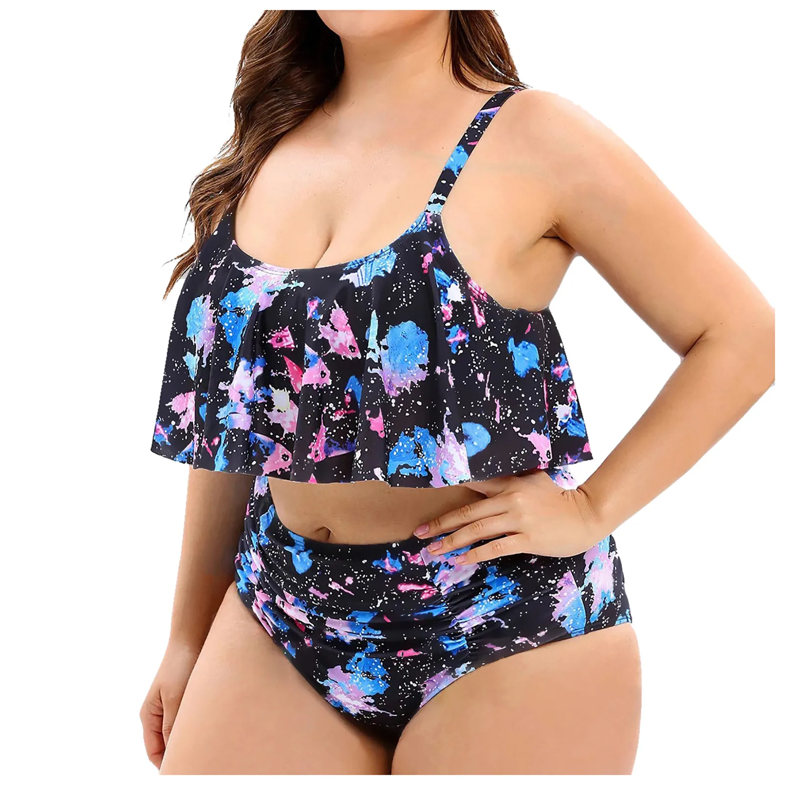 Купальник бикини женский из двух предметов пикантный раздельный купальник пуш