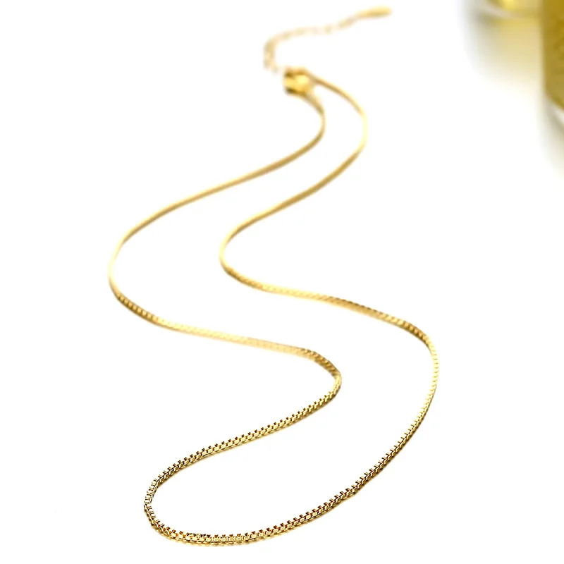 Женское серебряное ожерелье 40 см + 4 см|Ожерелья| |