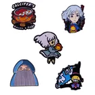 Аниме экшн-фигурка Howl's движущегося замка, превосходное качество, металлическая брошь Howl кальцифер, детские подарки, украшение для дома