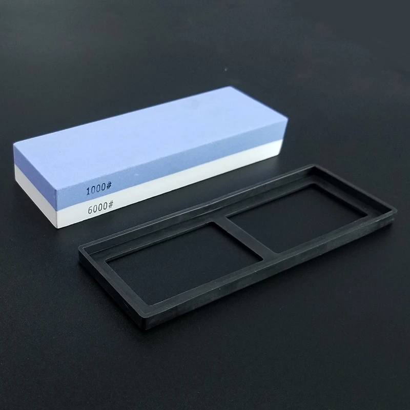Двусторонний 1000/6000 Грит белый корундовый профессиональный шлифовальный нож с