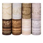 Обои границы ПВХ наклейки на стену винил водонепроницаемый домашний декор тиснение детская комната ванная самоклеющиеся DIY