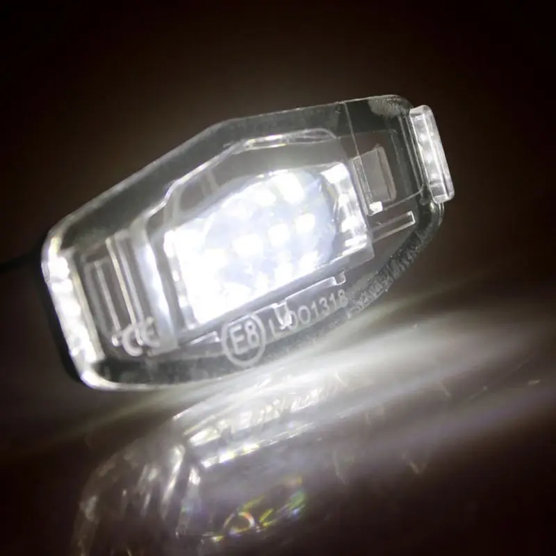 2 предмета 18 светодиодный номерной знак светильник лампа яркий белый для Honda Civic