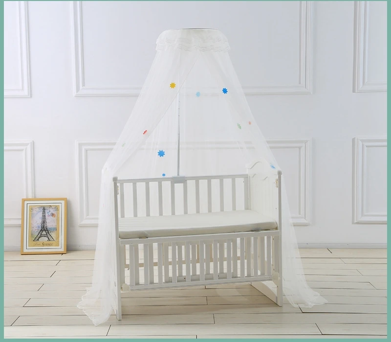 Детская кроватка москитная сетка с подставкой поддержкой пола полное покрытие