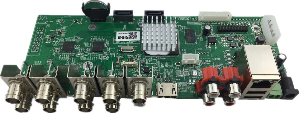 AHD DVR 8CH 8*1080@ 12fps Поддержка UTC 2 SATA HDD кабель обнаружения движения сигнализации P2P мобильный survillance XMEYE CMS